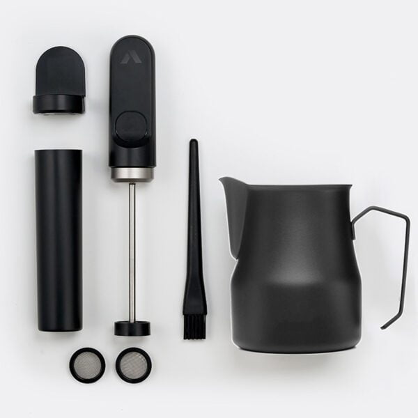Nanofoamer + Pitcher Black Exploded
