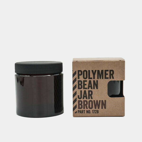 Polymer Bean Jar Brown 1728