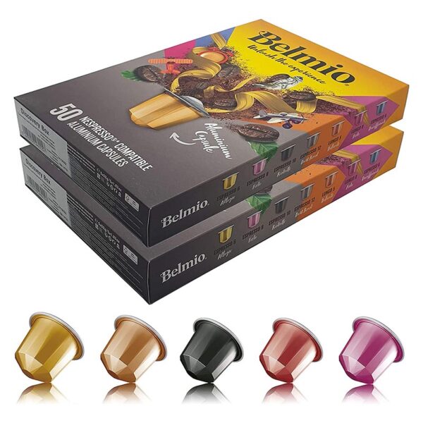 מארז קפסולות תואמות נספרסו בלמיו 100 A